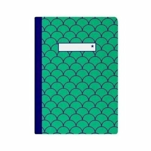 Tom notesbog A6, 40 ark, grøn