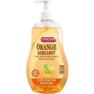 Dishwashing liquid UNICUM Orange Bergamot (Asian collection), 550 ml