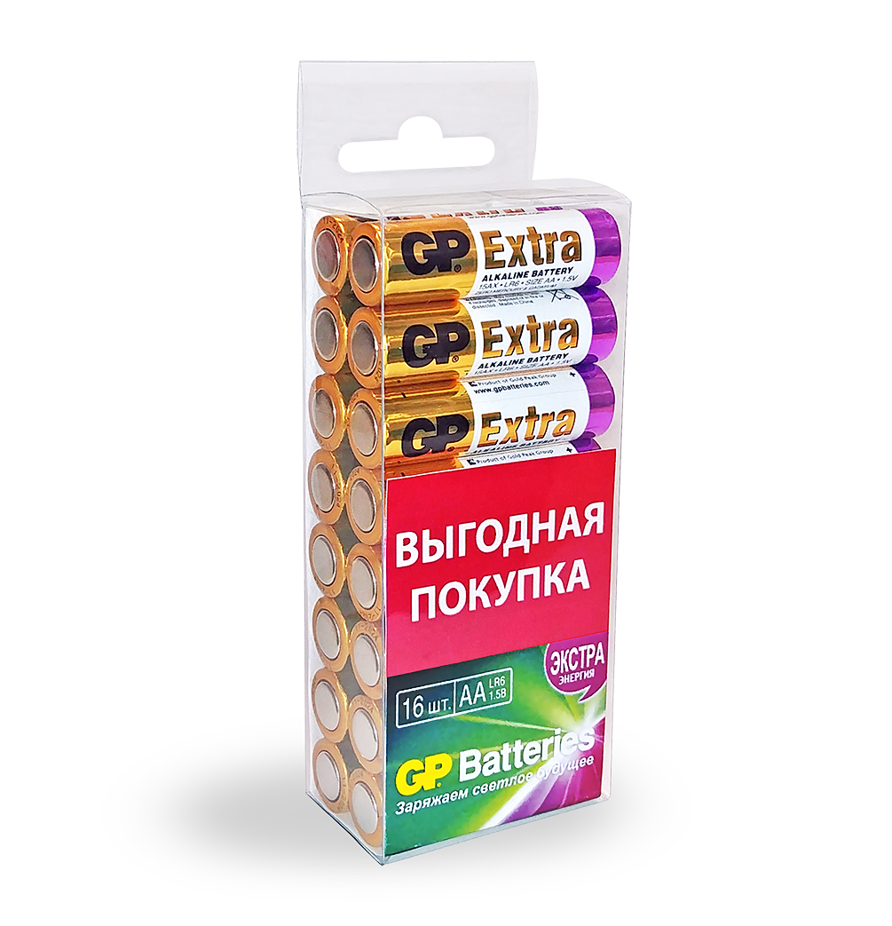 Baterija GP Extra AA 15AX-2CRB16 16 kosov