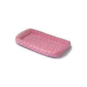 Midwest Quiet Time Fashion mājdzīvnieku gulta - rozā 22 \ '\' plīša 56x33 cm rozā kaķiem un suņiem