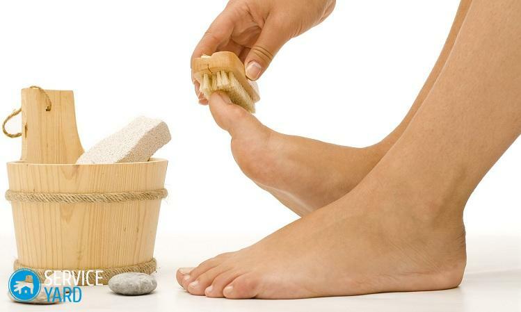 Sådan rengør du hælene af grov hud?