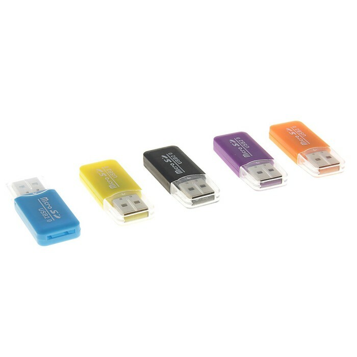 Lector de tarjetas USB para Micro-SD, MIX