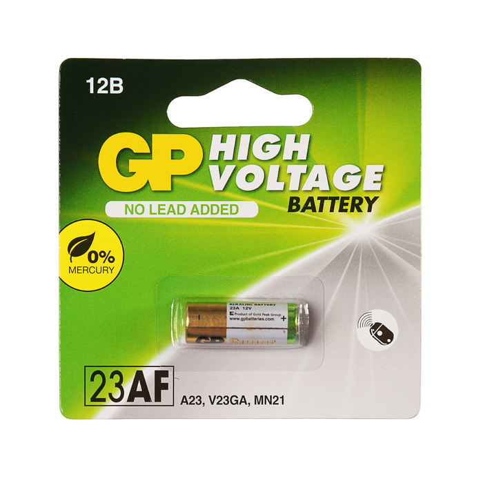 Alkalisk batteri GP, A23, blister, 1 stk