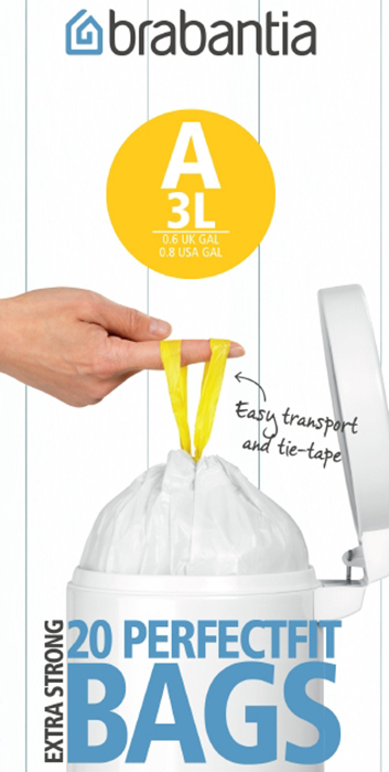 Plastik torba 3L 20 adet Brabantia 311727