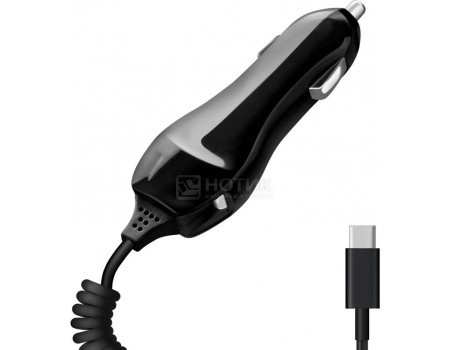 Araç şarj cihazı Deppa 22132, USB Type-C, 2.1A, Siyah
