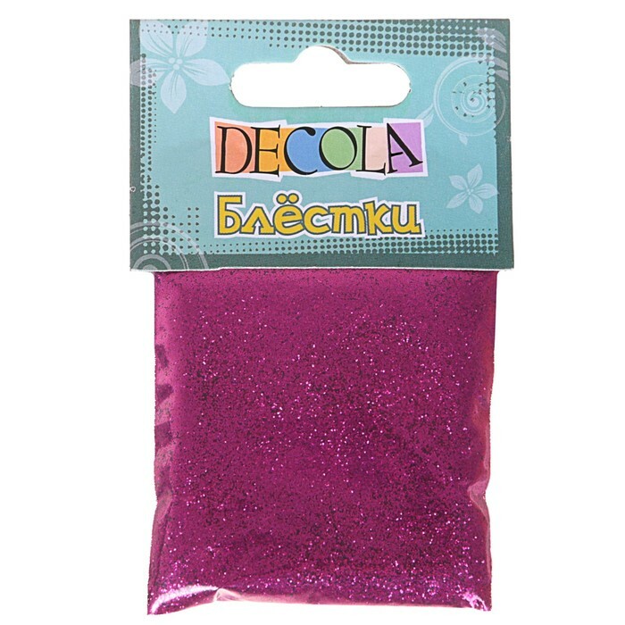 Glitter decor zhk decola 0.3 mm 20 g green: prices from 70 ₽ buy inexpensively in the online store