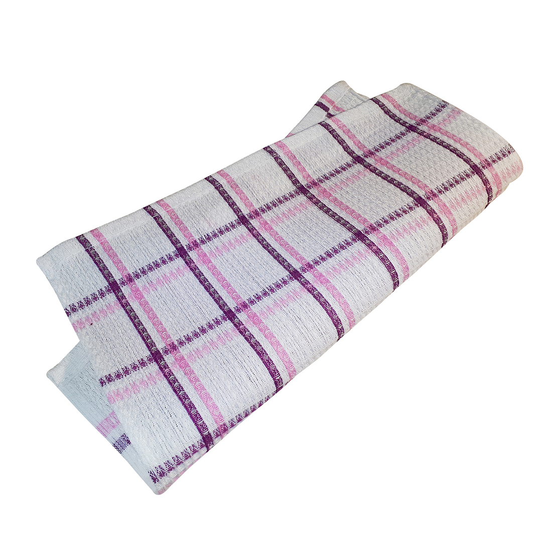 Vaffelhåndklæde BELEZZA Palmira 080, størrelse 30x30cm, flerfarvet, lilla, 200 g / m2, 100% bomuld, 6128978