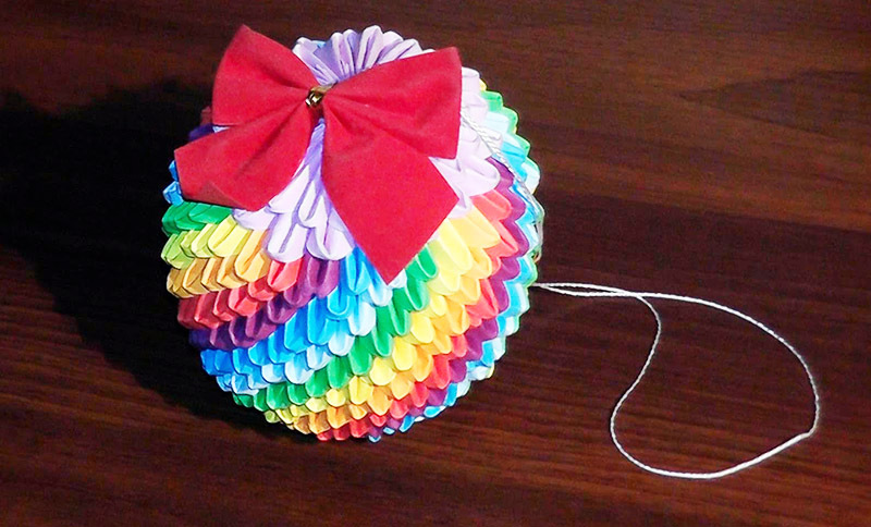 Origami voor het nieuwe jaar doe het zelf