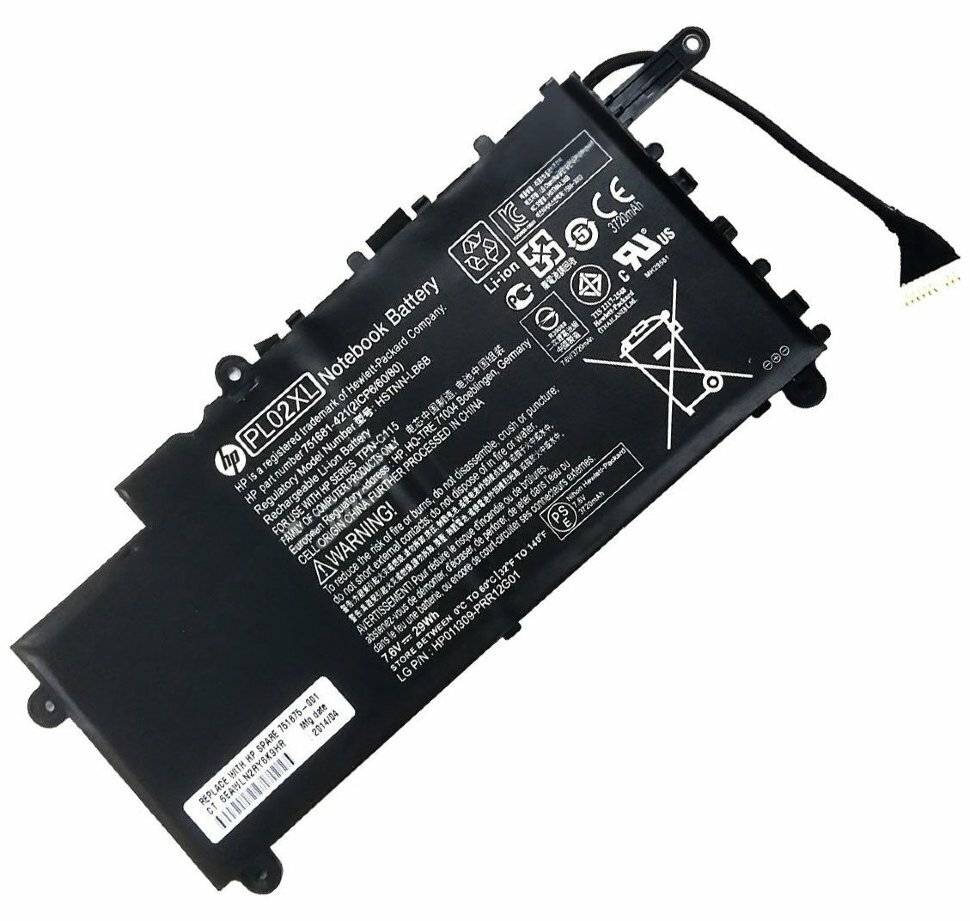 Akumulator do notebooka HP Pavilion 11-n000 x360 (7,6 V, 3800 mAh) Nr katalogowy: PL02XL