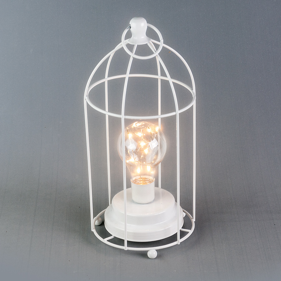 Lámpara decorativa, LED, alimentada por batería (R3 * 3) tamaño 13x13x28