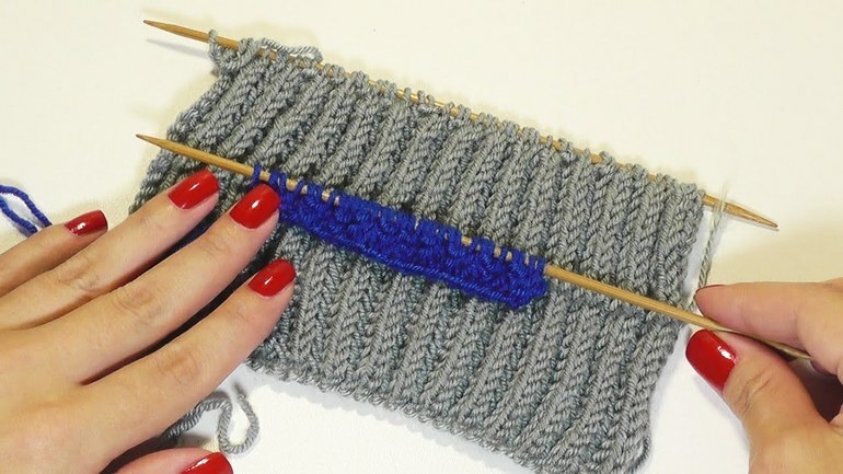 Comment tricoter une bande élastique