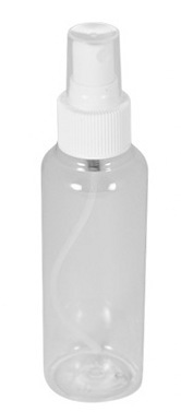 Átlátszó műanyag palack 100 ml -es spray -vel