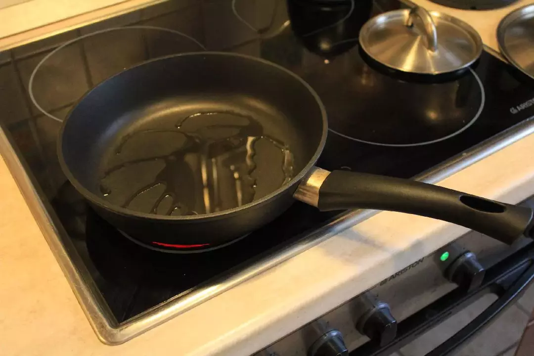 cast iron biol frying pan