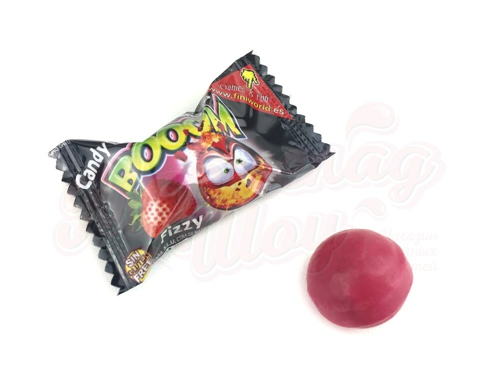 Lollipop Maasikas ülihapu 5 gr. Fini