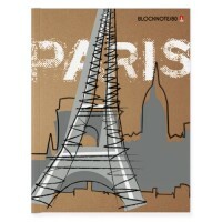 Prestige -muistikirja Urban dream. Pariisi, A6, 80 arkkia, solu