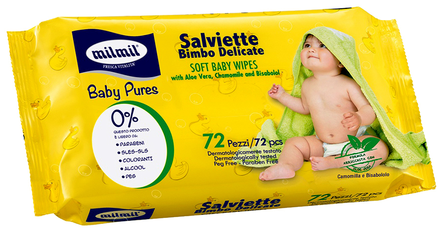 Wet wipes for children Malizia 08344B