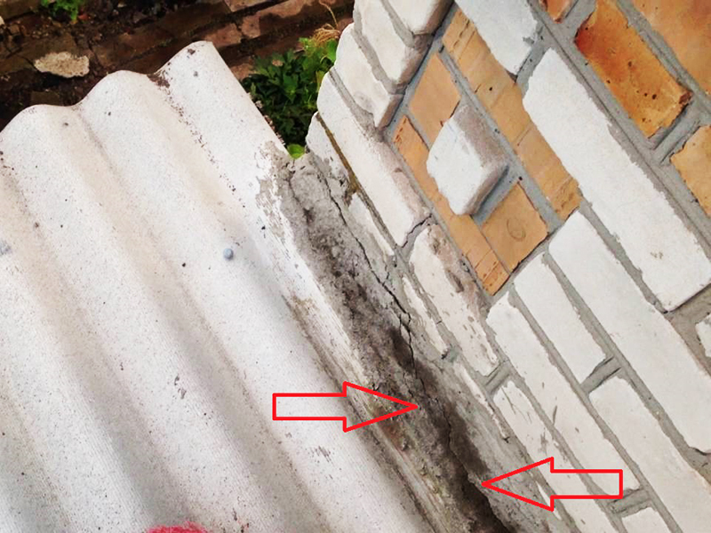 Leaks at poorly insulated joints