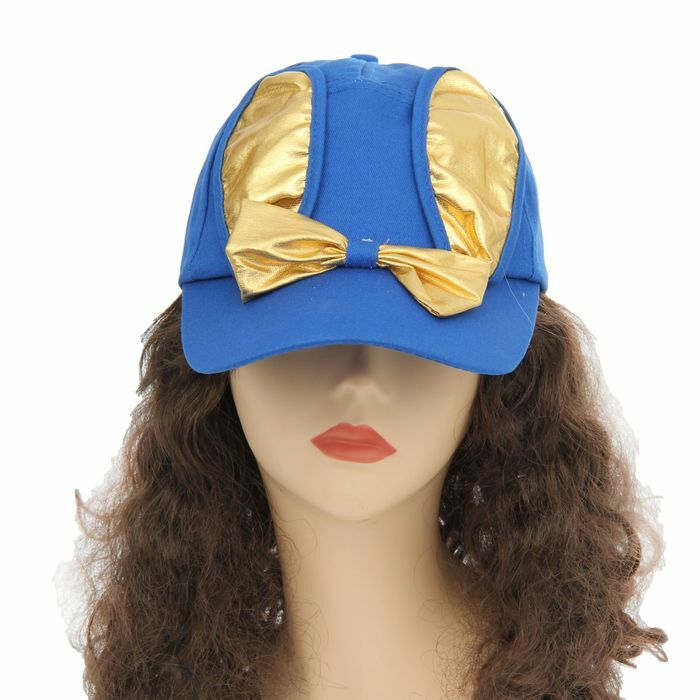 Cappellino da baseball Carnival con orecchie, con fiocco, blu