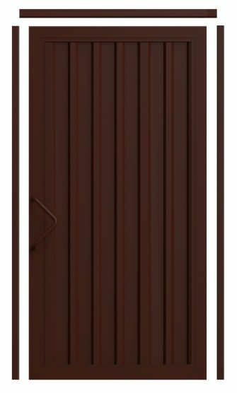 Set für Türklinke " Revolution" 1,36х2,2 m, Farbe schokoladenbraun