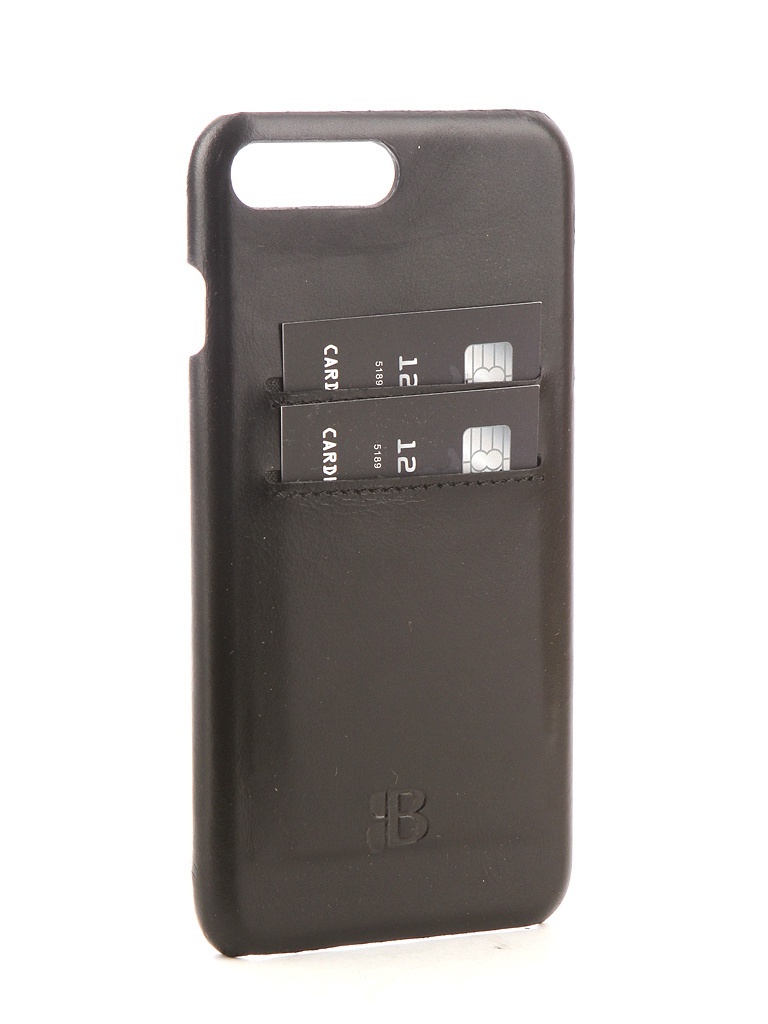 Puzdro Burkley na nárazník pre APPLE iPhone 7 Plus Snap-On čierne BMCUJBlRST1I7P
