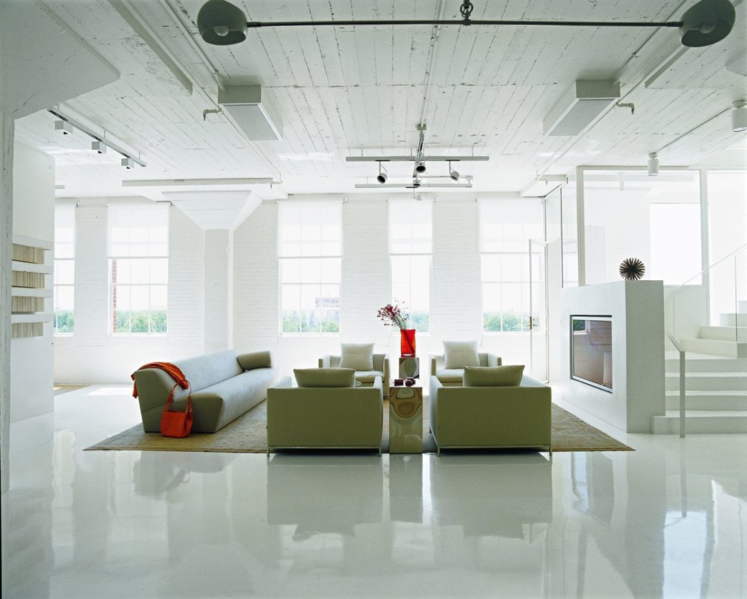 Hvitt gulv i interiørdesign ideer 75 bilder