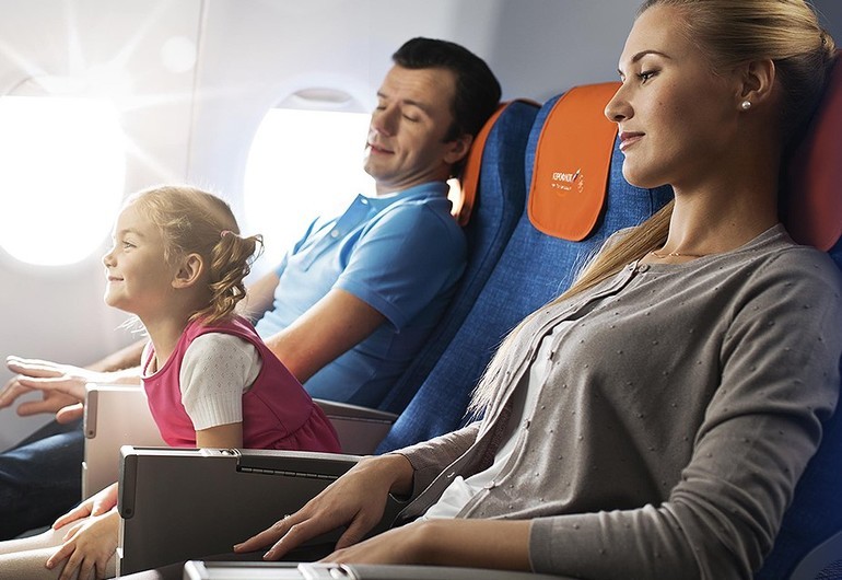 Flug mit Eltern