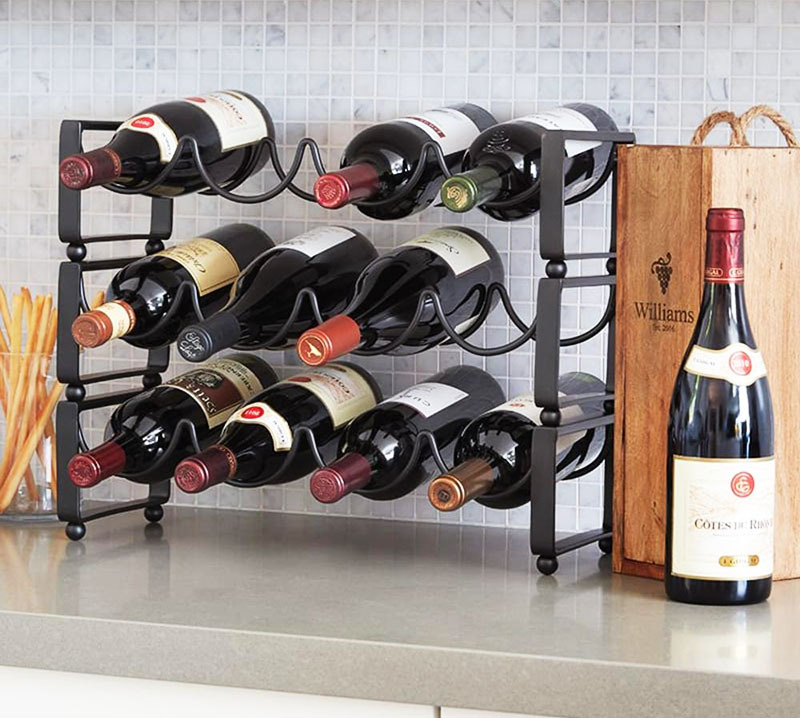Ständer zur horizontalen Lagerung von Wein