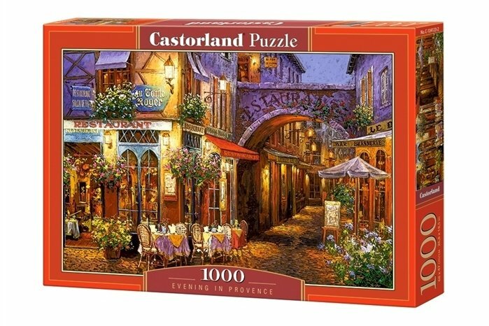 Puzzle Castor Land Evening in Provence, 1000 brikker C-104123