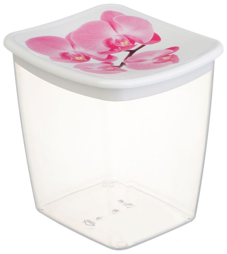 Container for storing food Idea Deco Orchid 1 l