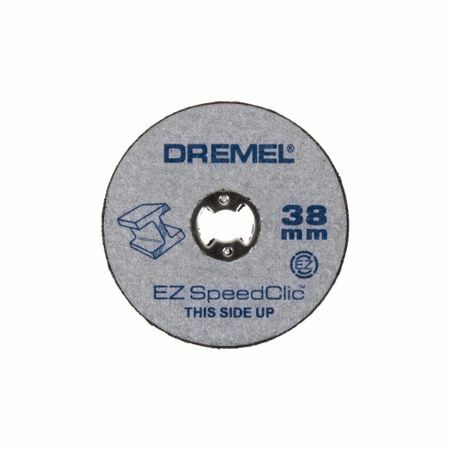 Juego de discos de corte Dremel SC456, corte de metal / madera / plástico, 38 mm, 12 uds.