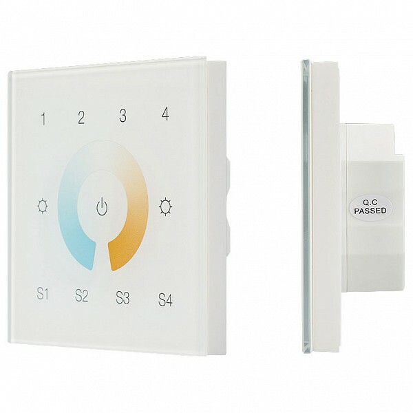 RGBW color control panel touch built-in Sens SR-2300TR-DT8-G4-IN White (DALI, MIX)