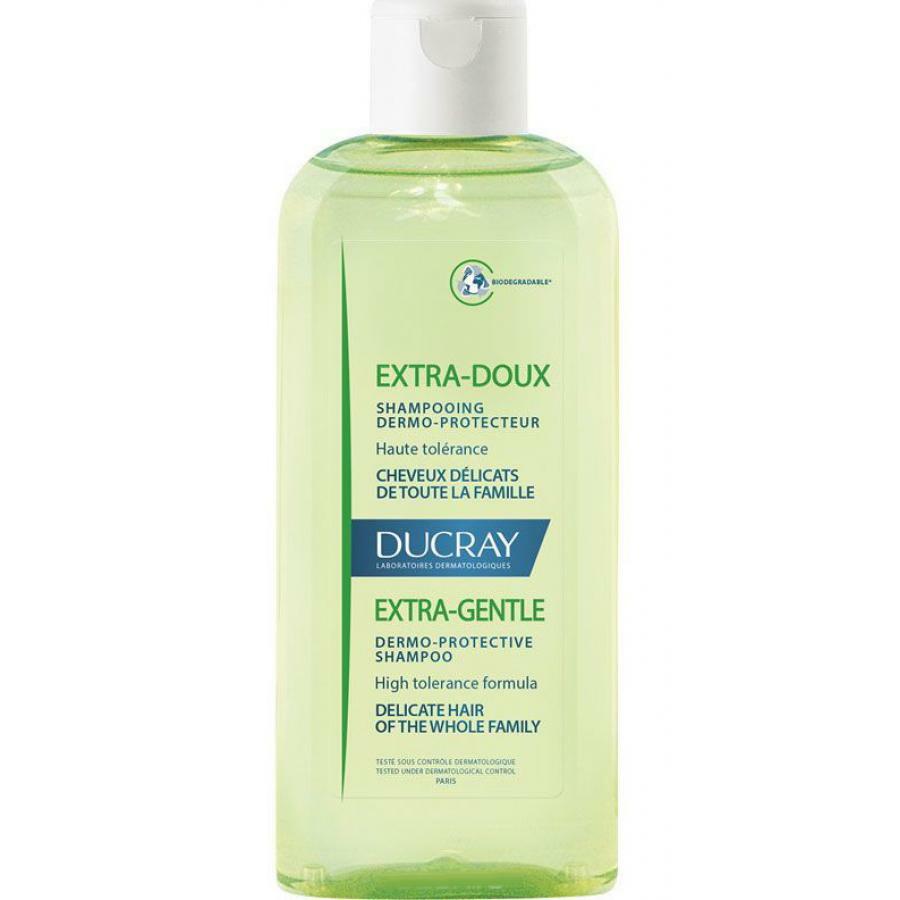 Ducray Extra-Doux hårshampoo, 200 ml, beskyttende, til hyppig brug