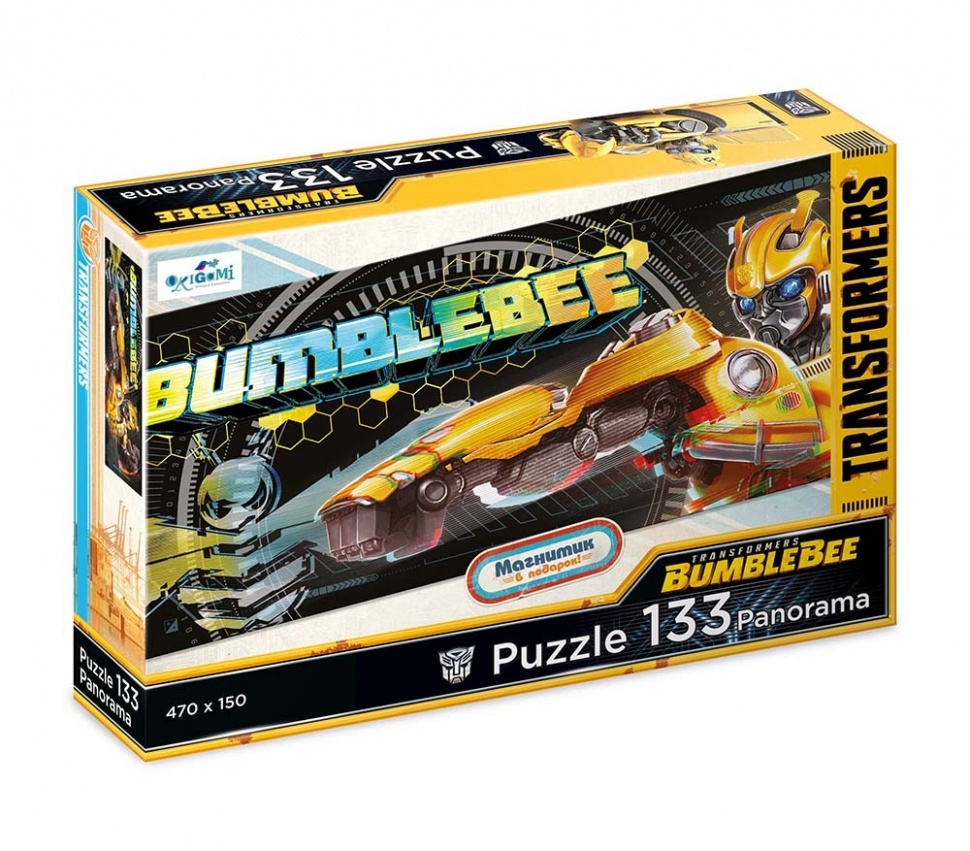 Origami puzzel Transformers Bumblebee art. OR.04601 Panorama 133El Iron Hero. + magneet