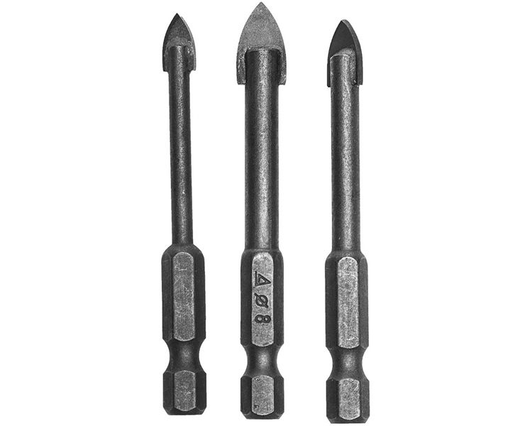 Drills suitable for drilling tiles