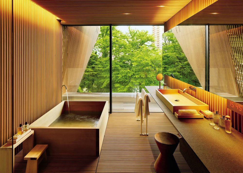 Traditionel japansk bad