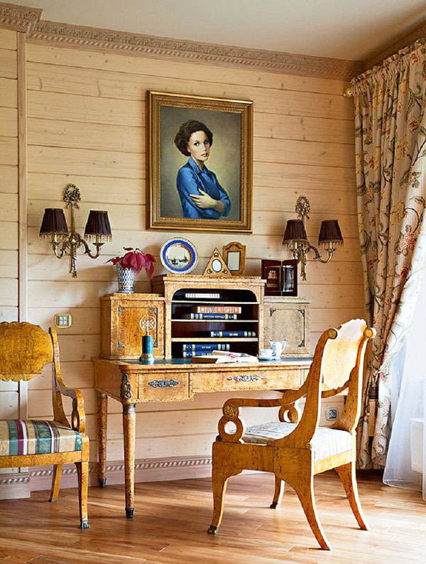 Marina Zudina ha mostrato gli interni di una lussuosa tenuta ereditata da Oleg Tabakov