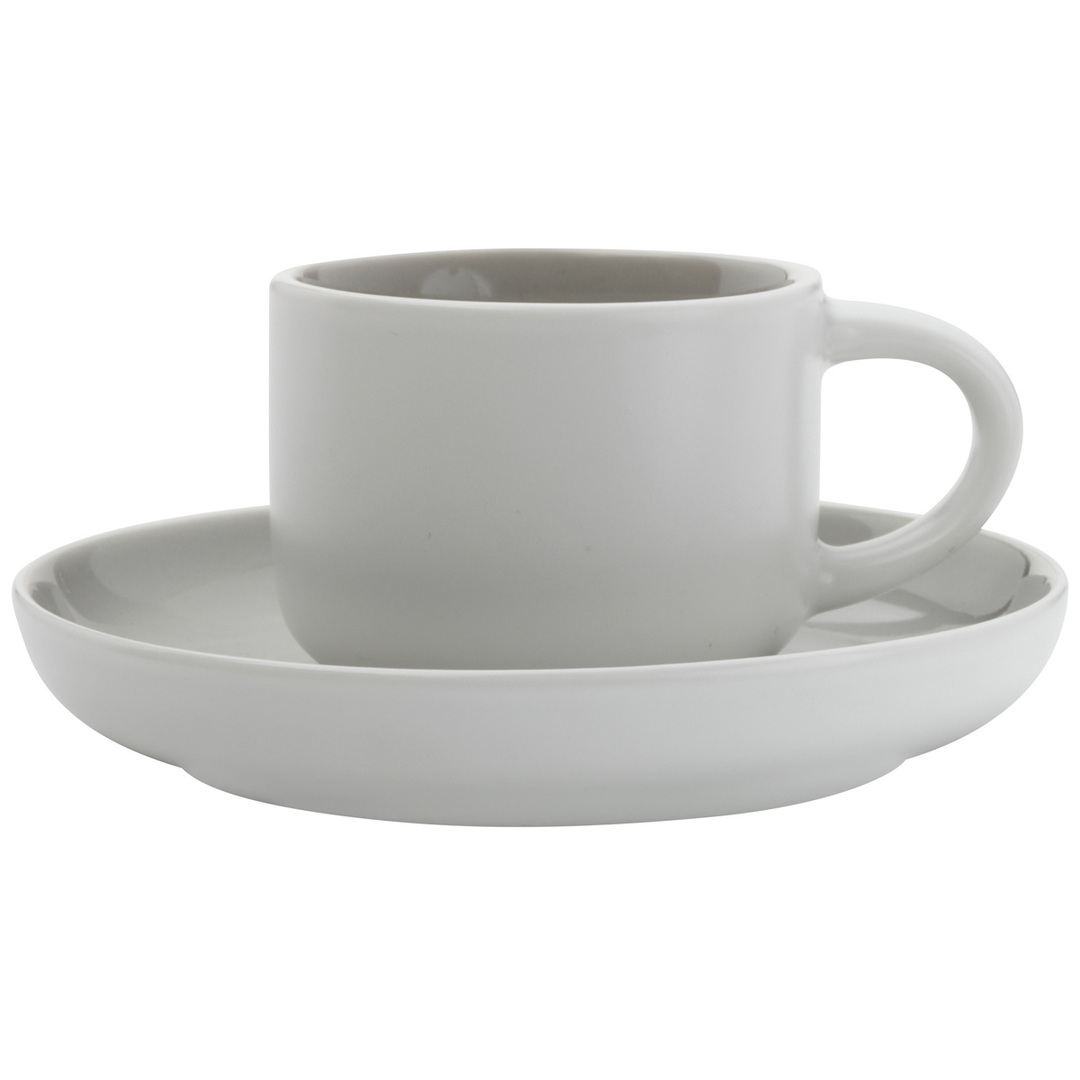 Par de té MAXWELL # y # WILLIAMS Tonos de gris porcelana 100ml, MW475-DI0113