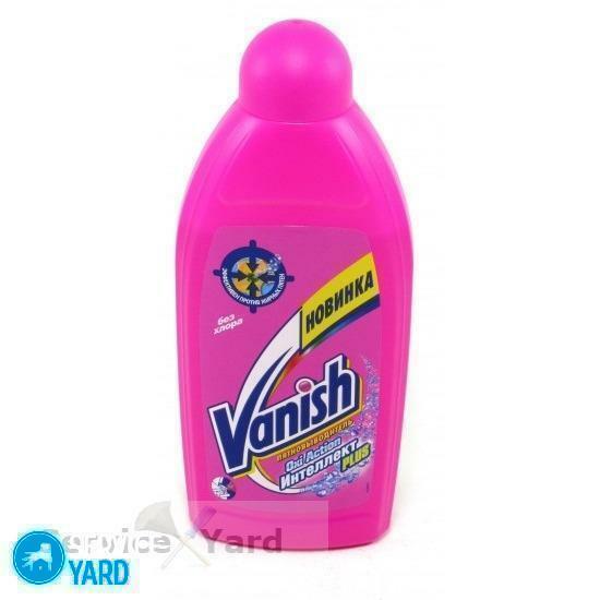 "Vanish" for cleaning upholstered furniture