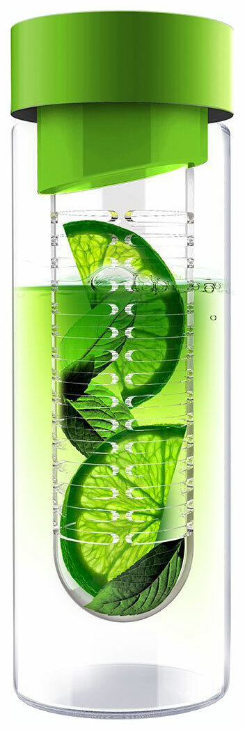 Flasche Asobu SWG11 grün Transparent, grün
