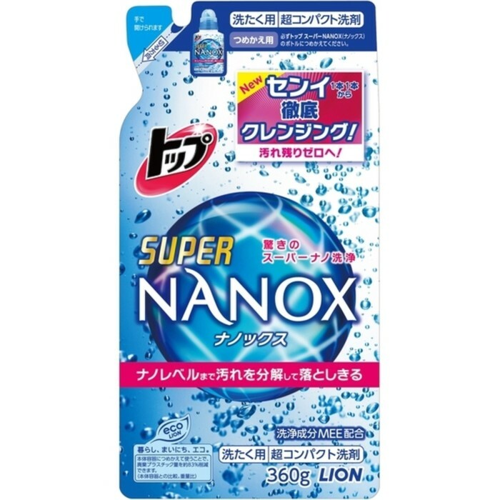 Żel do prania skoncentrowany Lion Top-Nanox Super, 360 ml