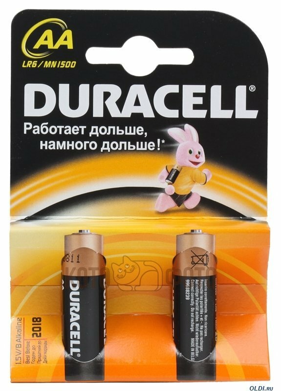Batteri AA Duracell LR6-2BL Basic (2 stk)