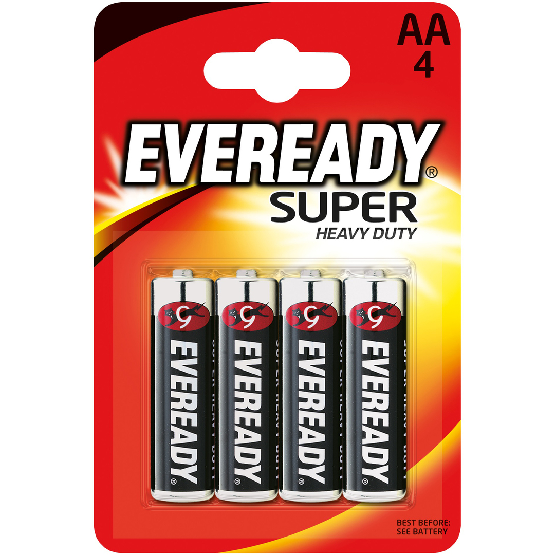 Batteri ENR Eveready SHD R6 FSB4 AA Fingertyp