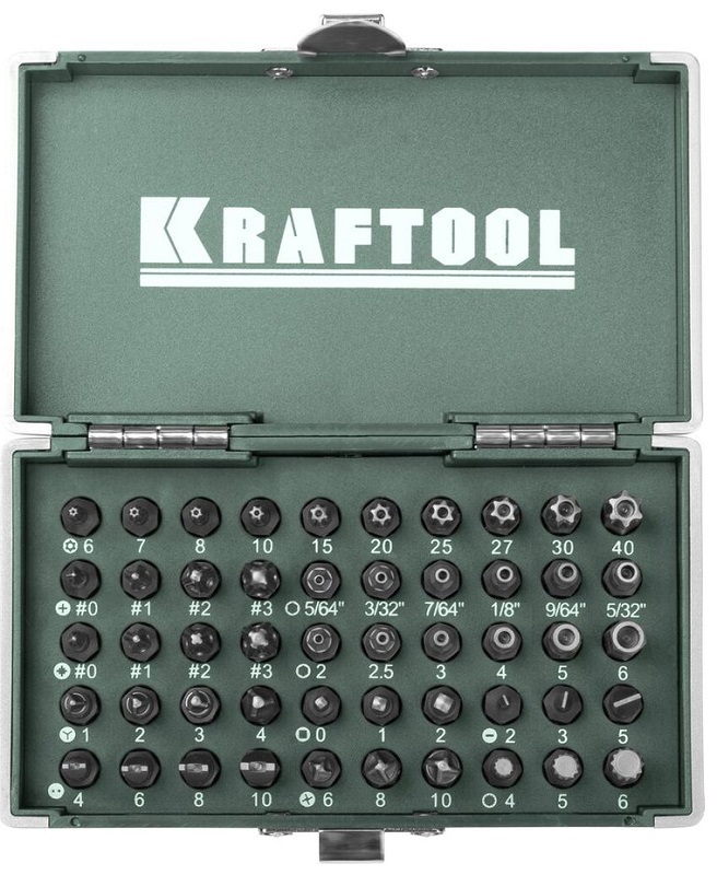 Set di punte Krafttool 25mm (EXpert x-drive 26065-h50)