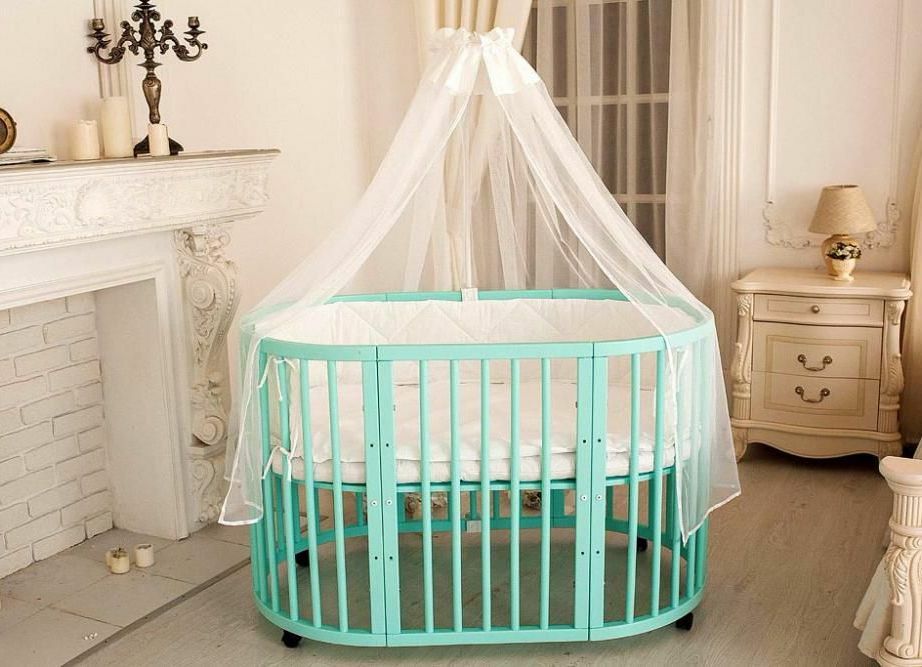 round crib in the interior