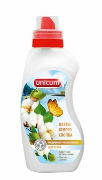 Adoucissant UNiCUM et adoucissant fleurs de coton, 750 ml
