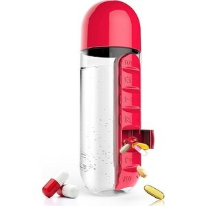 בקבוק מארגן 0.6 ליטר אדום Asobu בסגנון (PB55 אדום)