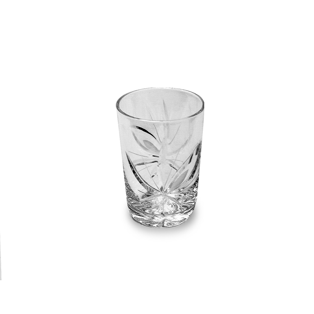 Um conjunto de copos de cristal NEMAN SZ flor 6pcs 35ml, 4189 21858