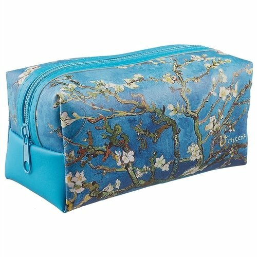 Cosmetic bag with zipper Vincent Van Gogh Almond branch (16x8) (PVC box) (12-11835-vincent)
