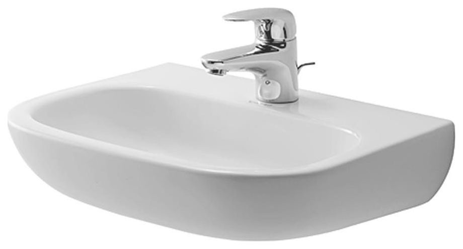 Wall mounted washbasin Duravit D-Code 7054500002 white