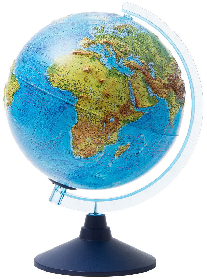 Globe Globen Interactive physikalisch-politisch mit Hintergrundbeleuchtung (Batterien) d = 320